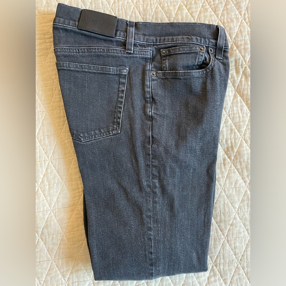RALPH LAUREN‎ BLACK LABEL Made in Italy 380 Boot Cut Jean in Black Size 31
